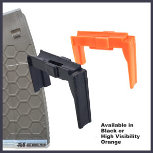 Big Bore Follower for AR15 Polymer Hex Mag Black or Orange