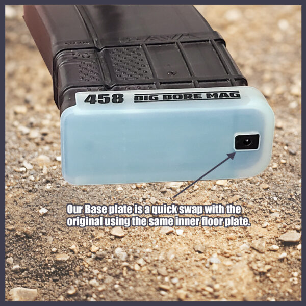 Our base plate is a quick swap with the original using the same inner floor plate.